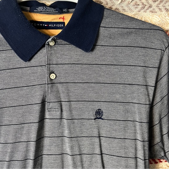 Tommy Hilfiger Cotton Striped Polo Size M - Picture 6 of 7